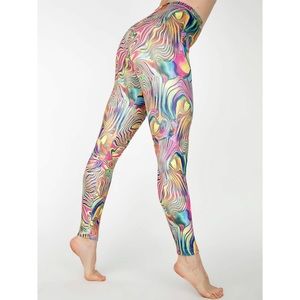 AA Psychedelic Festival Stretch Velvet Leggings